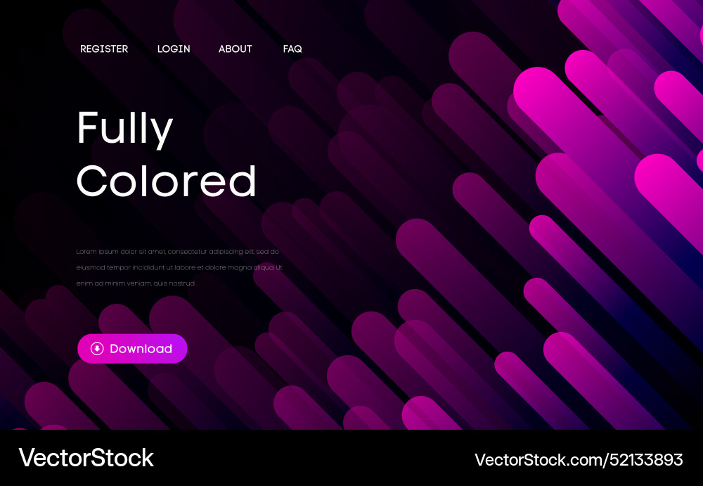 Vibrant abstract gradient background with dynamic Vector Image