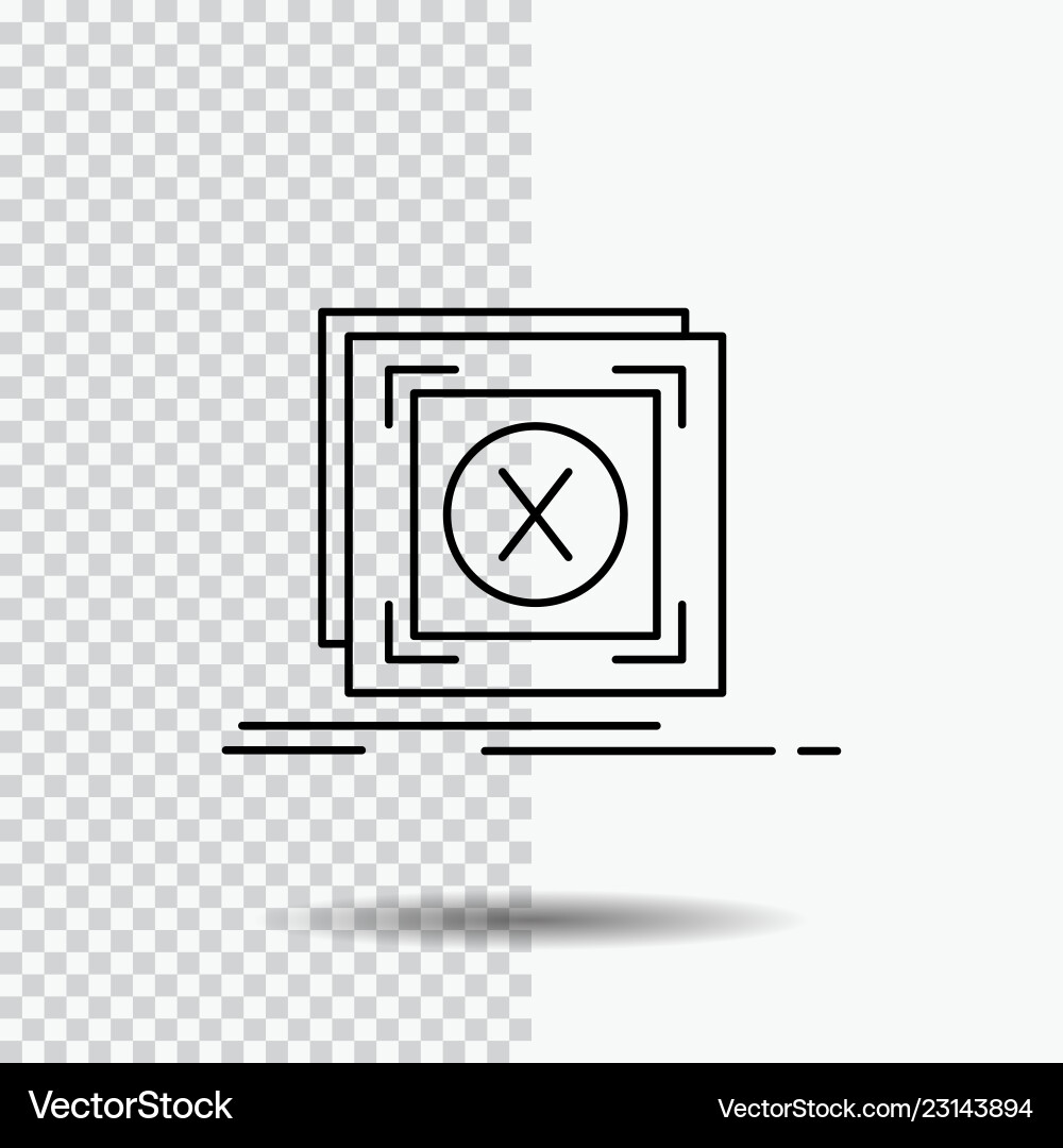 Error application message problem server line Error application message problem server line vector image