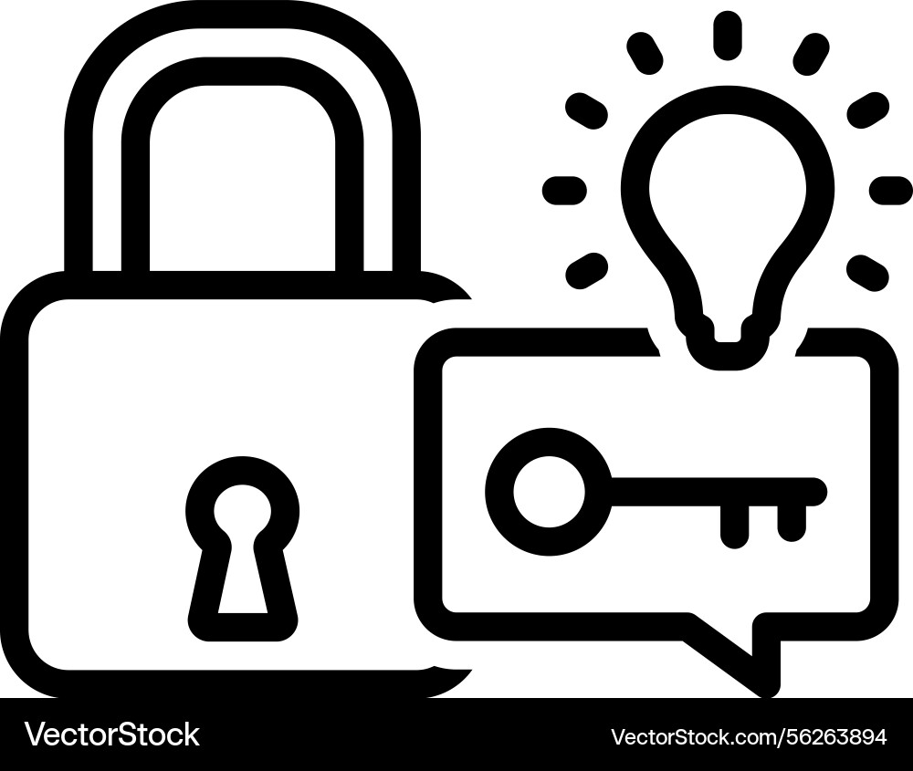 Problem solving vector image