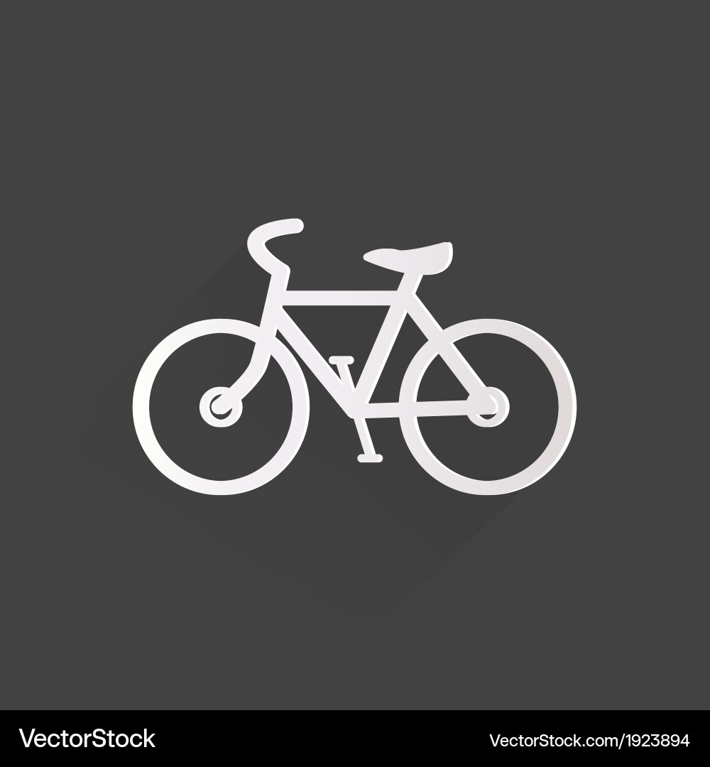 Retro Bicycle Icon Royalty Free Vector Image - VectorStock