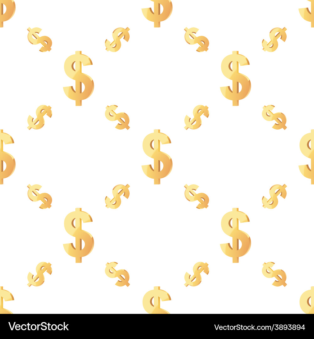 Universal seamless patterns tiling finance vector image