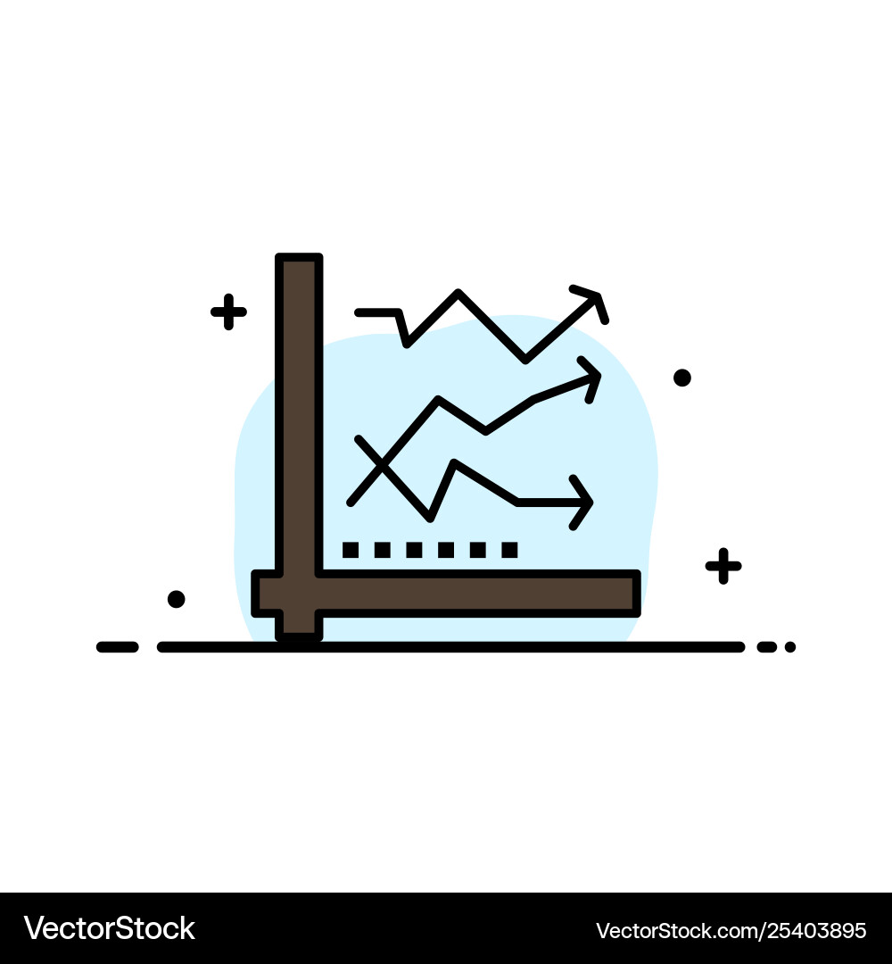 Graph analysis analytic analytics chart data Vector Image