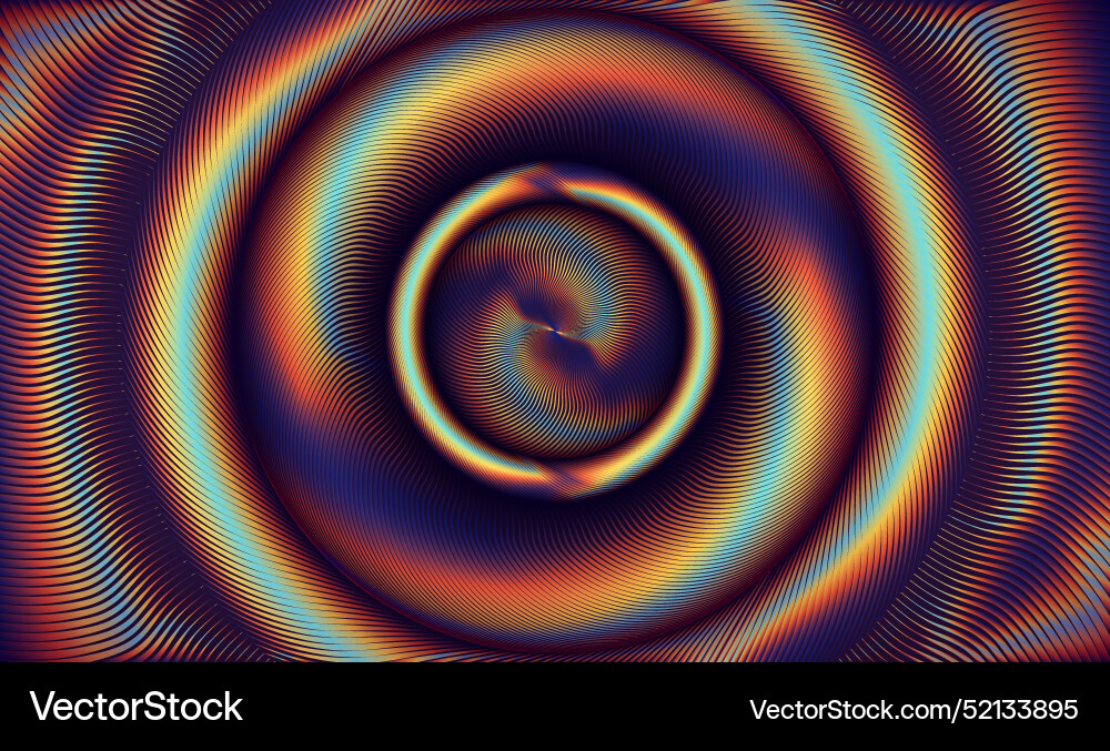 Hypnotic spiral abstract background Royalty Free Vector