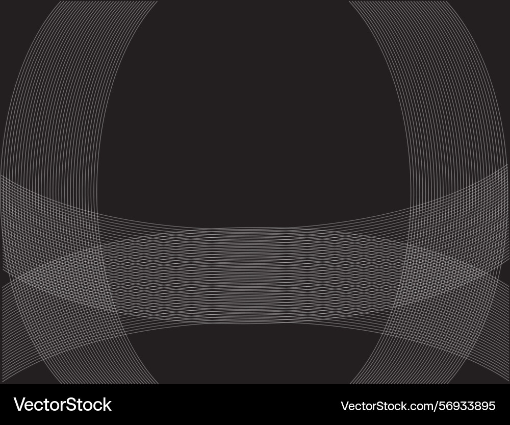 Thin white lines form symmetrical patterns Thin white lines form symmetrical patterns vector image