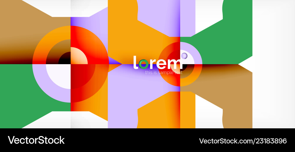 Abstract round elements composition background Abstract round elements composition background Vector Image