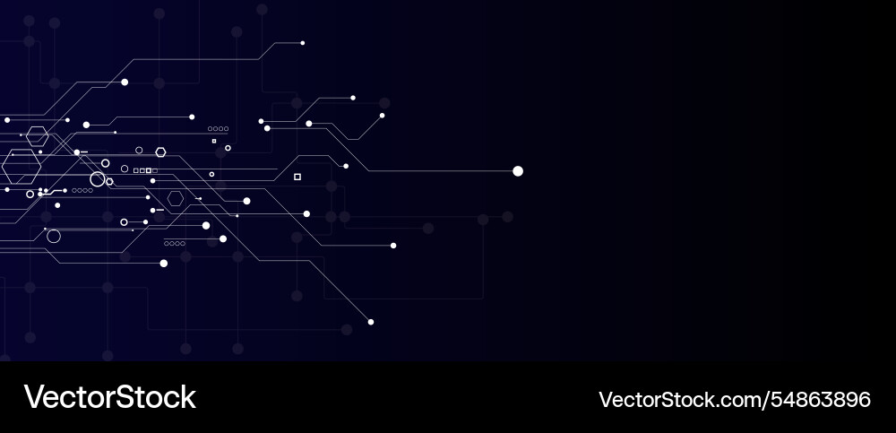 Abstract technology and science circuit background Abstract technology and science circuit background vector image