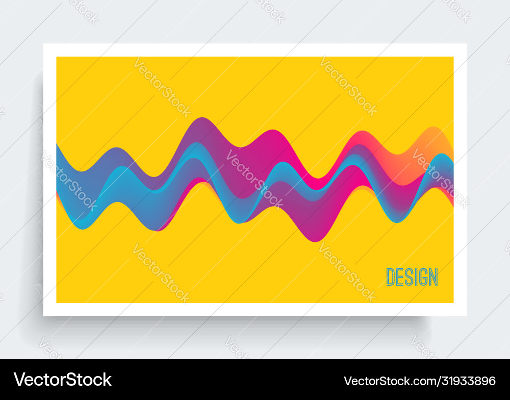 Cover design template abstract background Vector Image