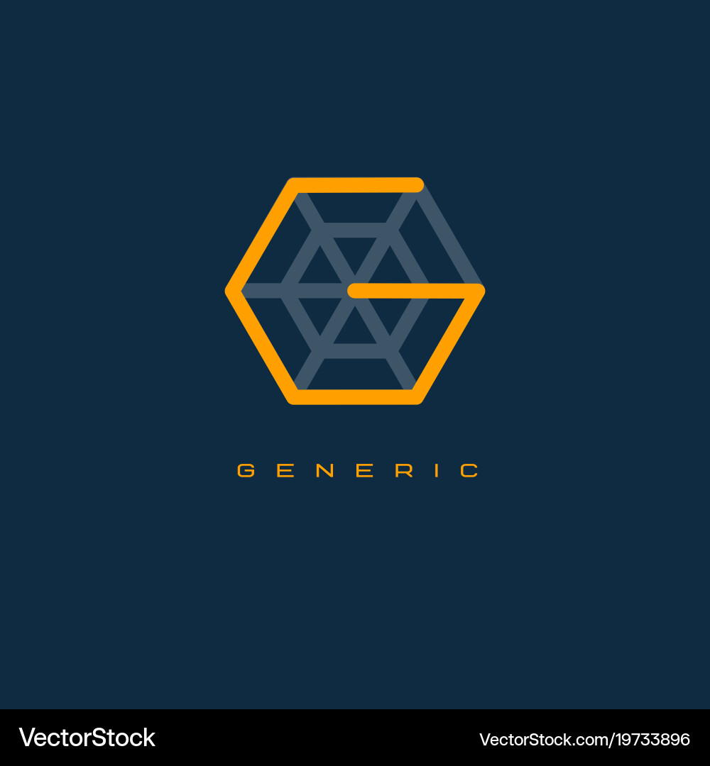 Generics logo g monogram or letter Vector Image