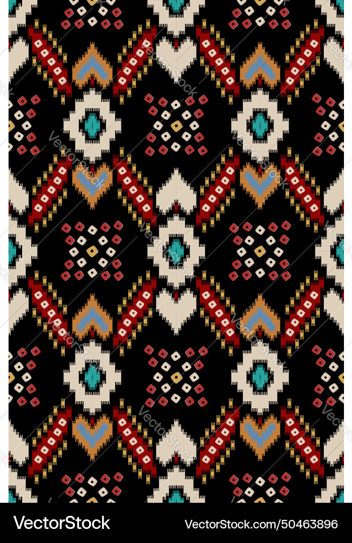 Geometric fabric effect pattern design Vector Image