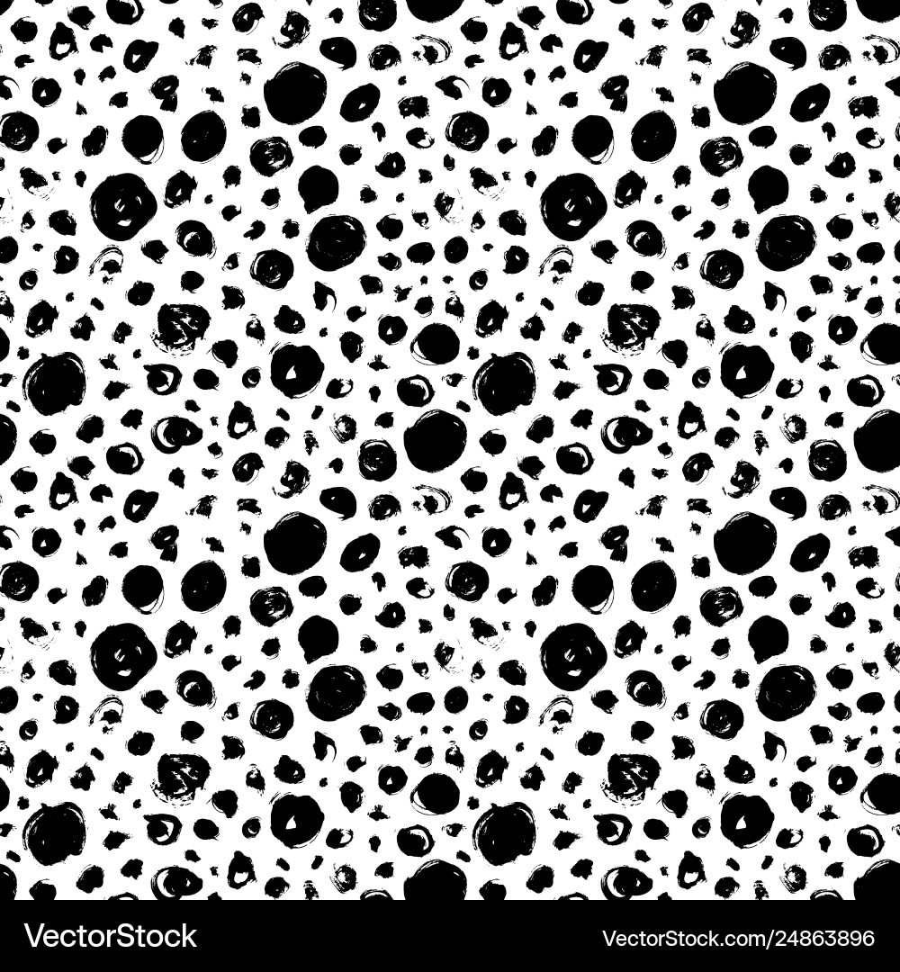 Grunge Spots Hand gezogen nahtloses Muster Grunge Spots Hand gezogen nahtloses Muster vektorbild