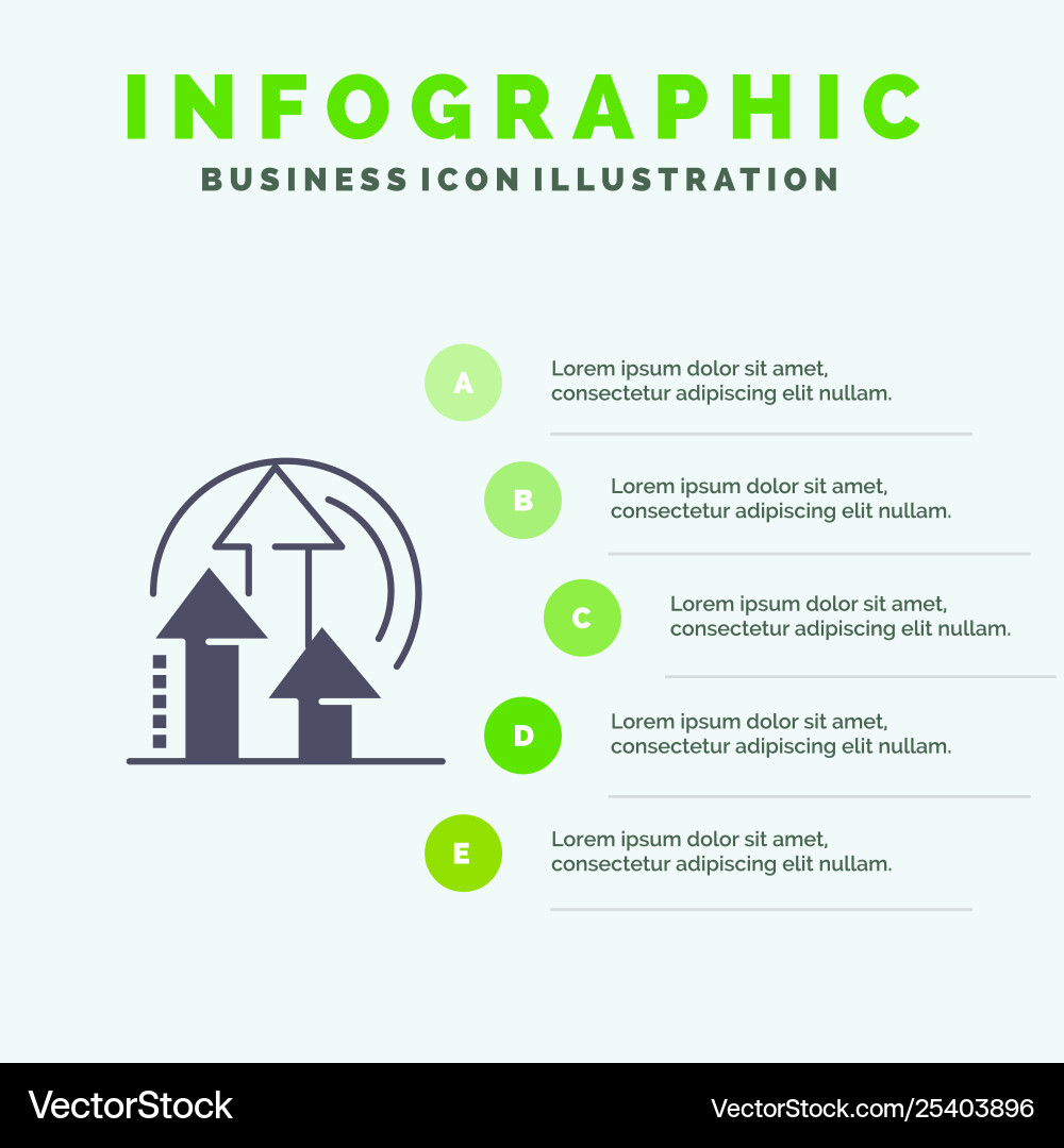 Management method performance product solid icon vector image