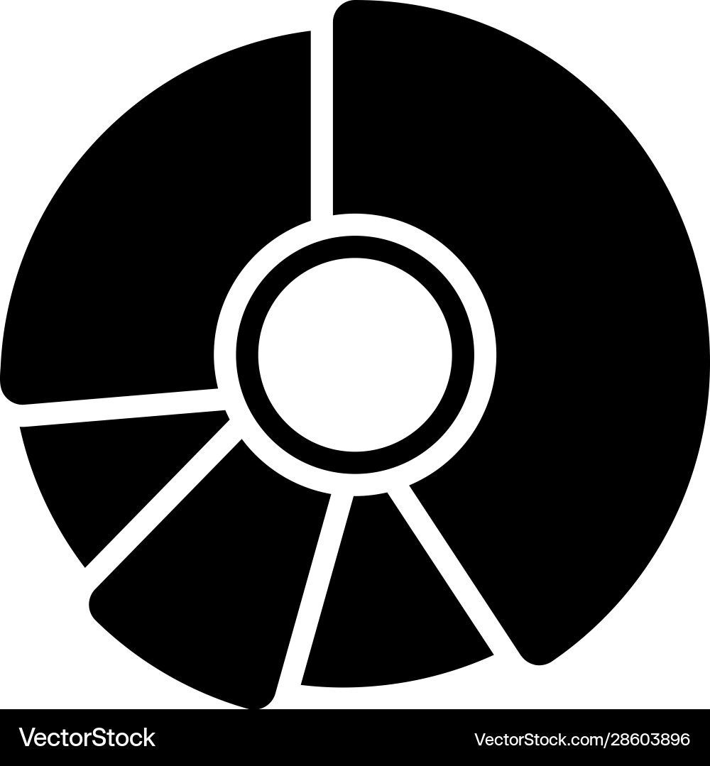 Pie chart Vector Image