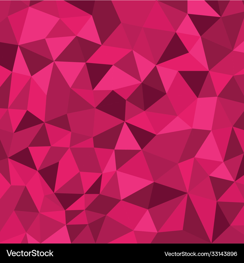 Polygon background vector image