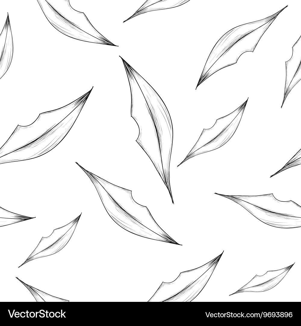 Seamless pattern with abstract lips vector image