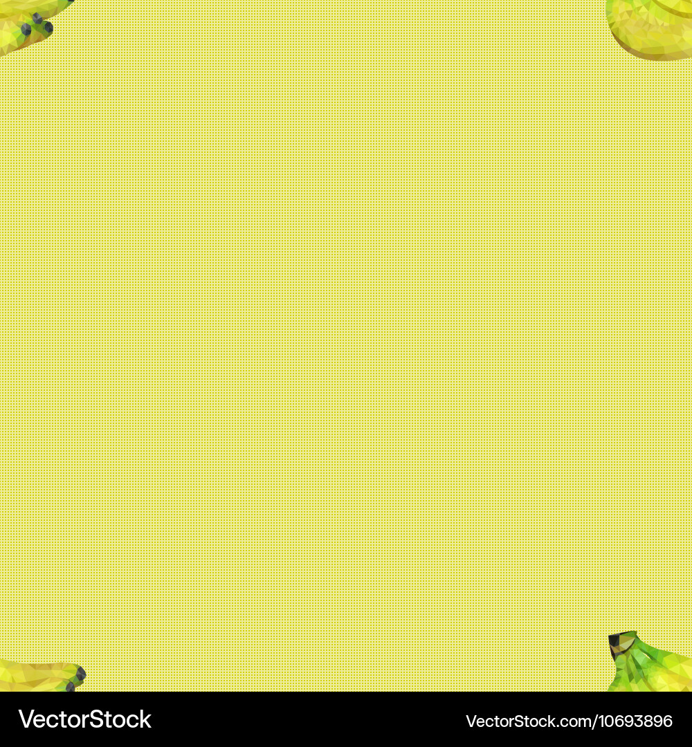 Seamless pattern with bananas vector image