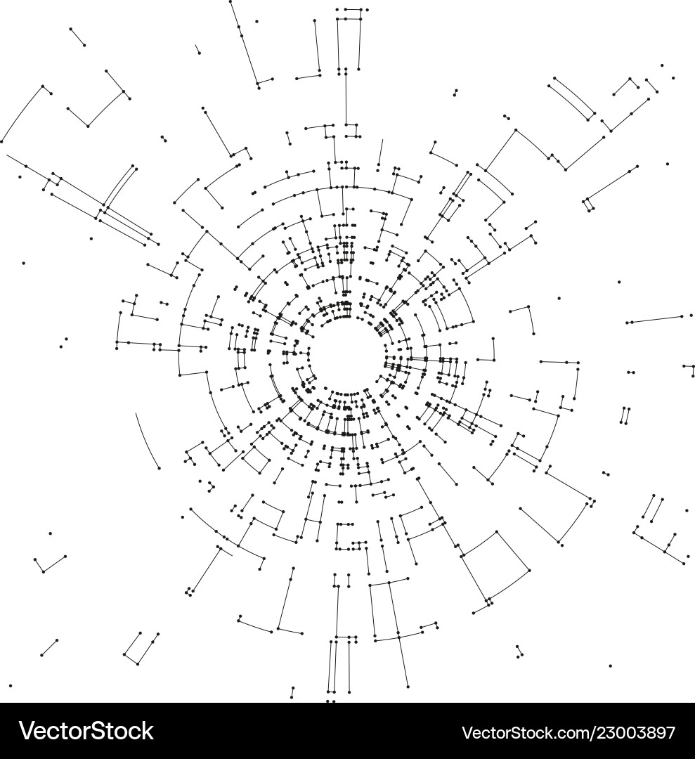 Abstract Network Connection vector image