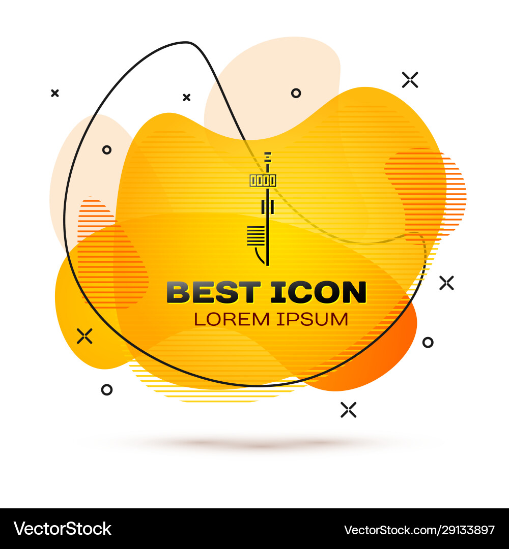 Black standalone sensor icon isolated on white Black standalone sensor icon isolated on white Vector Image