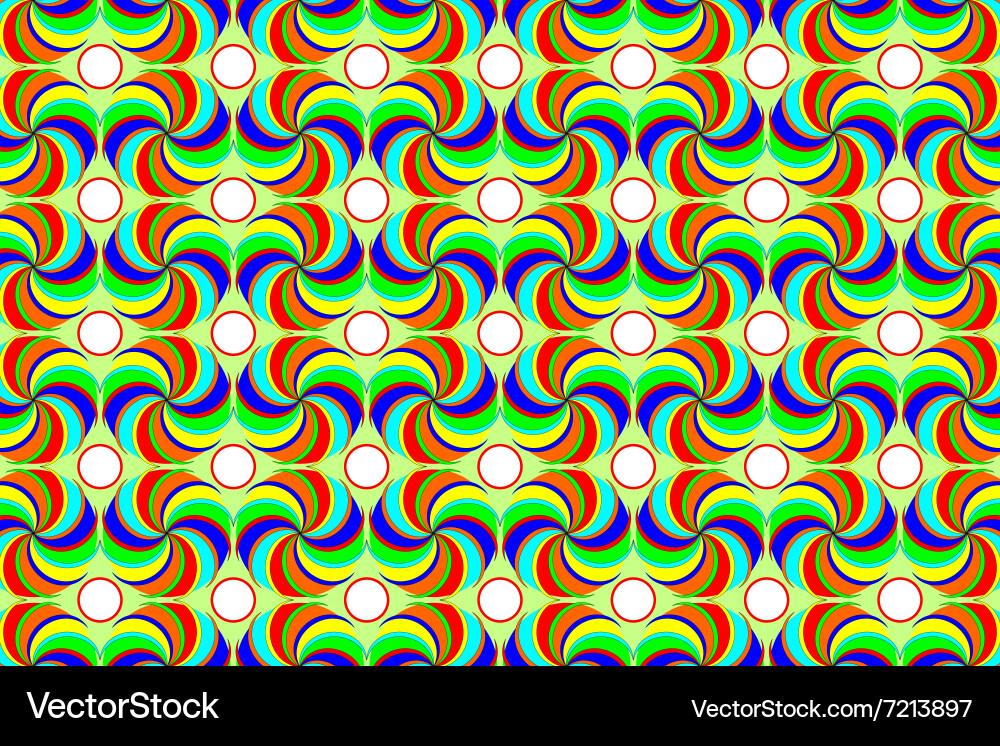 Bright colorful abstract background of circle shap vector image