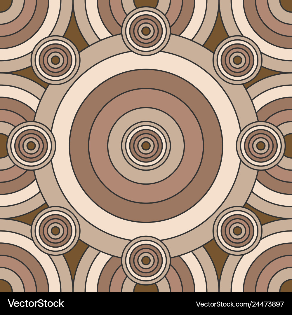 Circular seamless pattern Vector Image