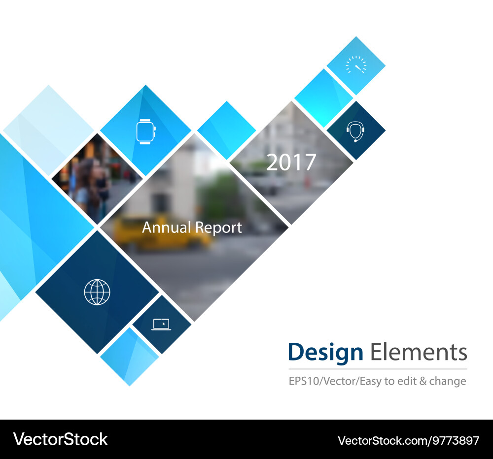 Design element for graphic layout abstract vector image