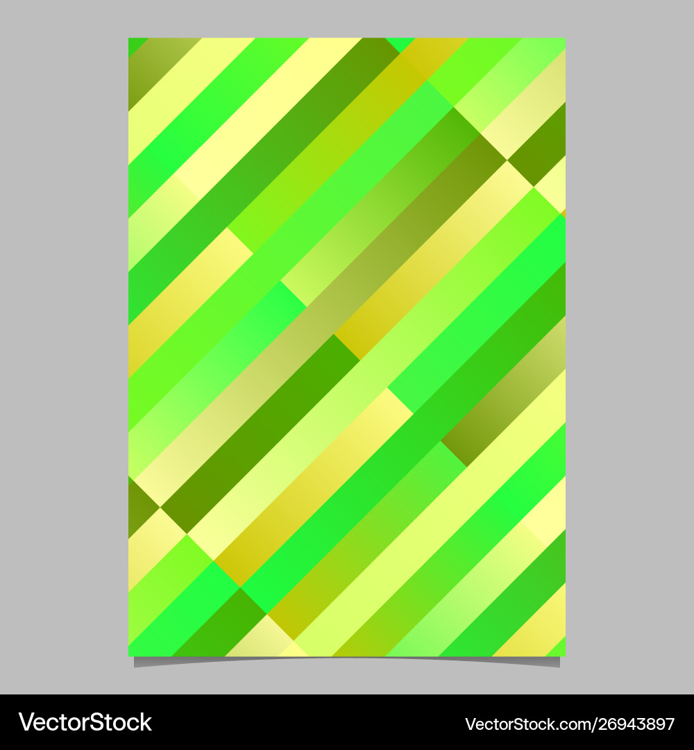 Gradient modern diagonal stripe poster template vector image