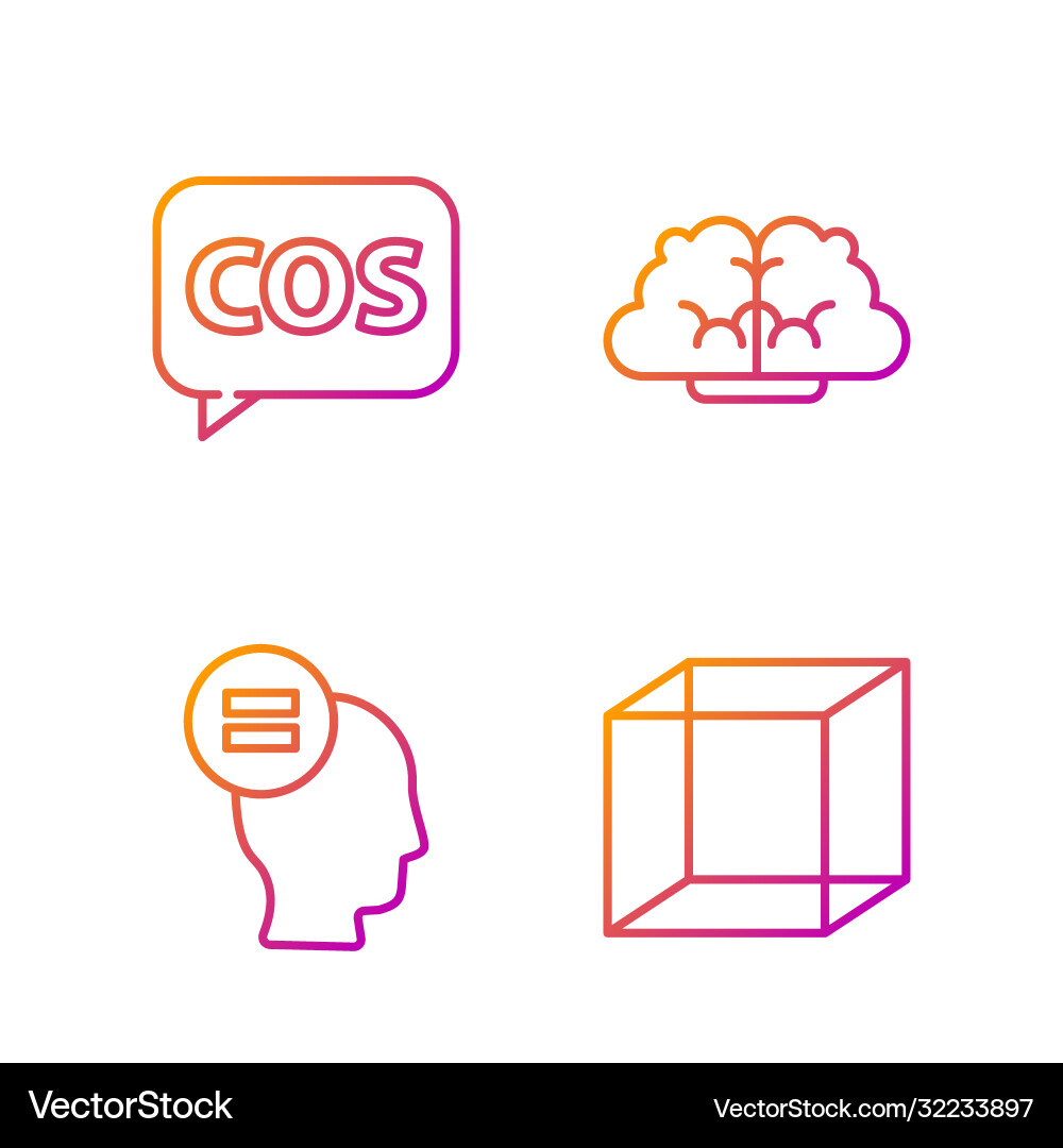 Set line function mathematical symbol test Set line function mathematical symbol test Vector Image