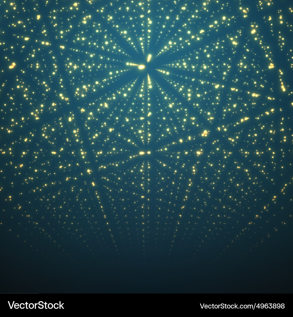 Abstract background matrix of glowing Vector Image