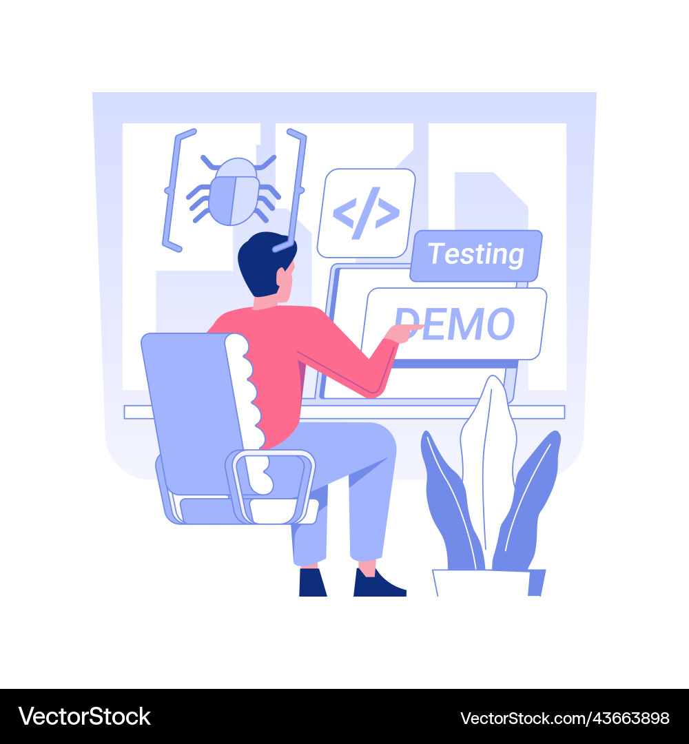 Beta testing isolated concept Beta testing isolated concept vector image
