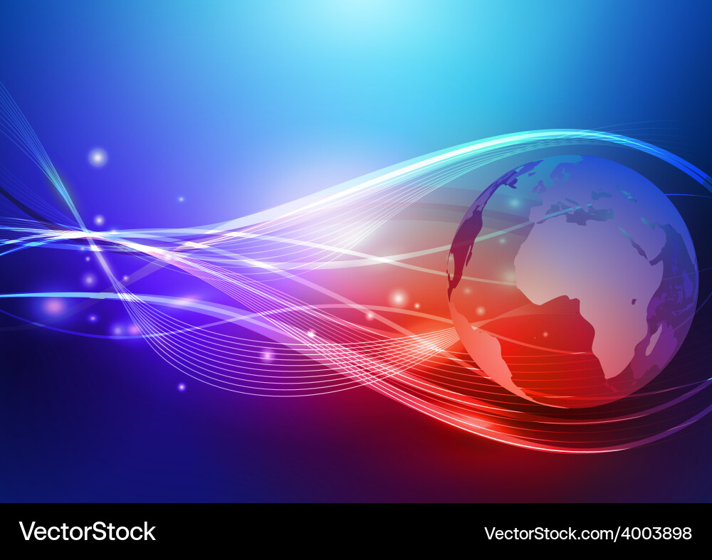 Dynamic Tech Gradient Background vector image