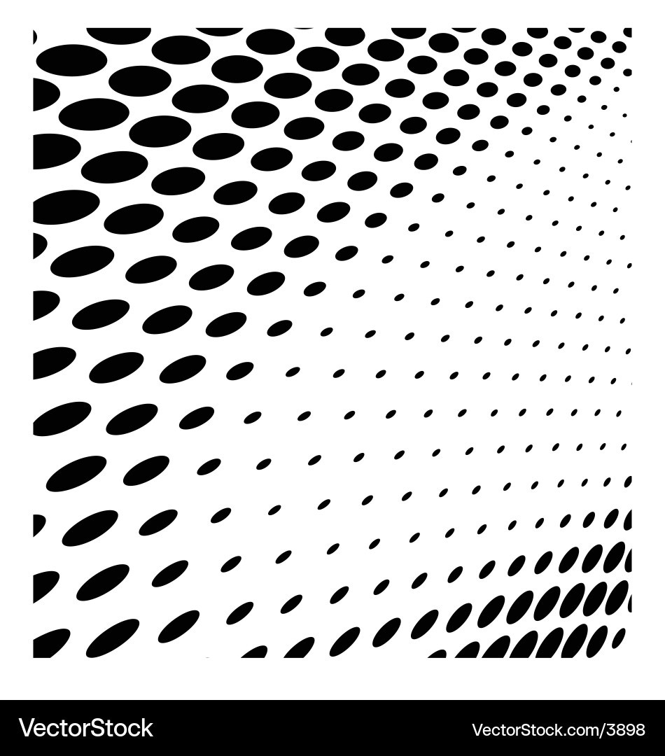 Halftone Dot Pattern Vector Image