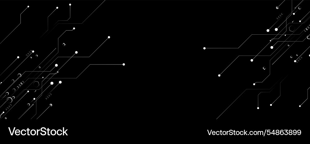 Abstract technology and science circuit background Abstract technology and science circuit background vector image