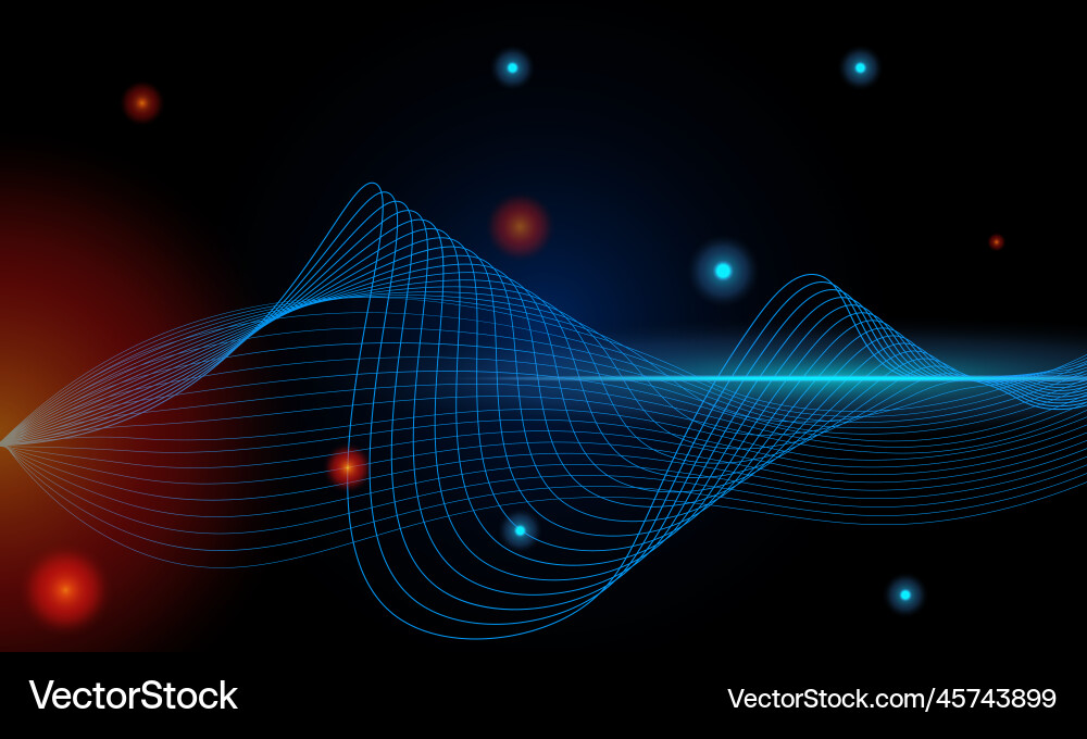 Abstract wave line background with beautiful Abstract wave line background with beautiful vector image