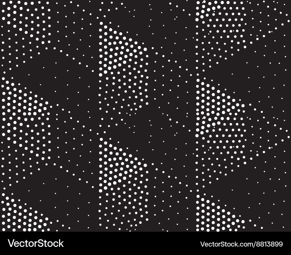 Geometric Pointillist Triangle Pattern vector image