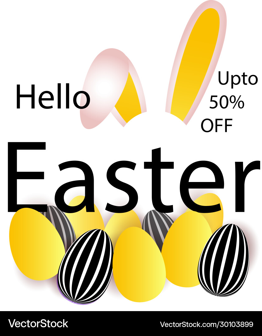 Happy Easter Day Festival Design Happy Easter Day Festival Design vektorbild