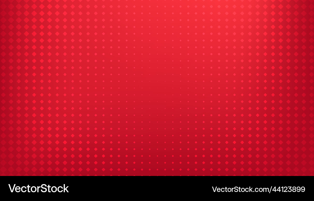 Red gradient background with geometric square Red gradient background with geometric square vector image