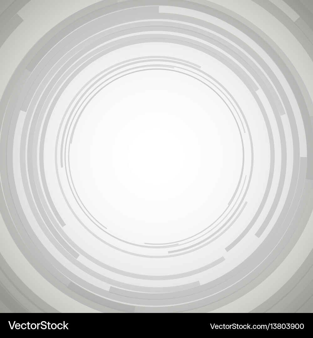 Concentric circles abstract element vector image