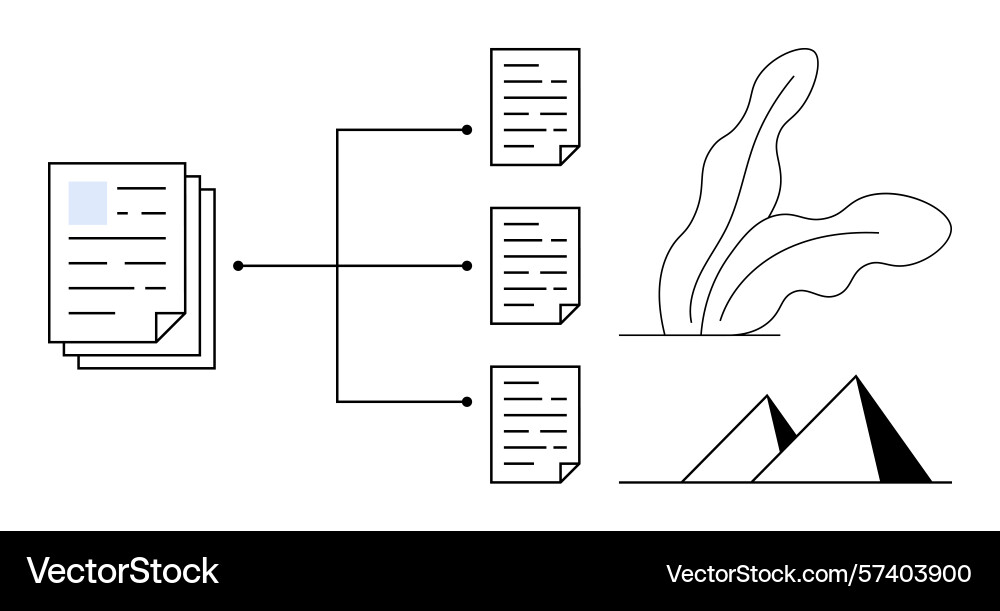 Document distribution process with hierarchical Document distribution process with hierarchical vector image