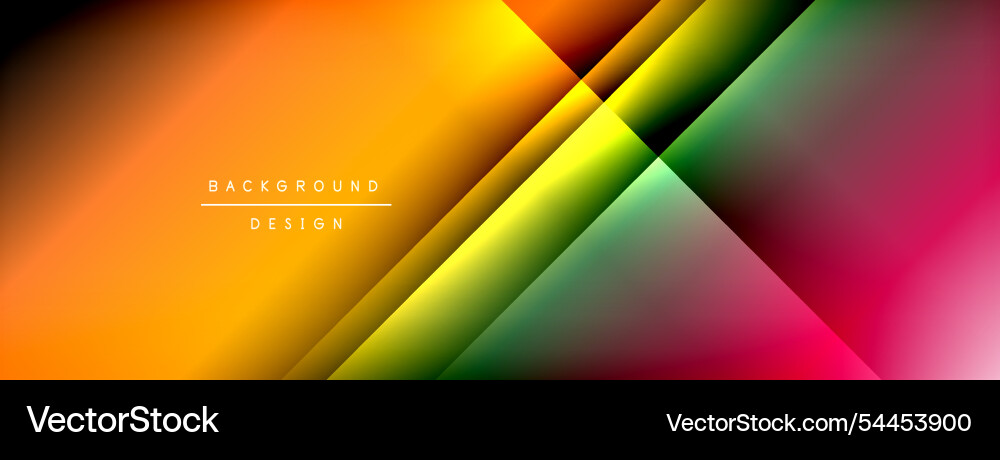 Dynamic shadow lines with gradient colors Dynamic shadow lines with gradient colors vector image