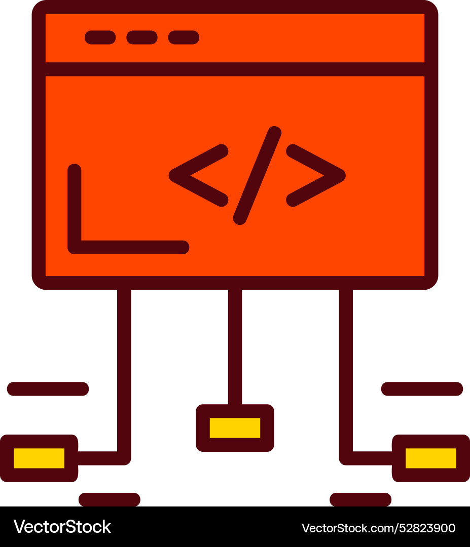 Frame work icon design Vector Image