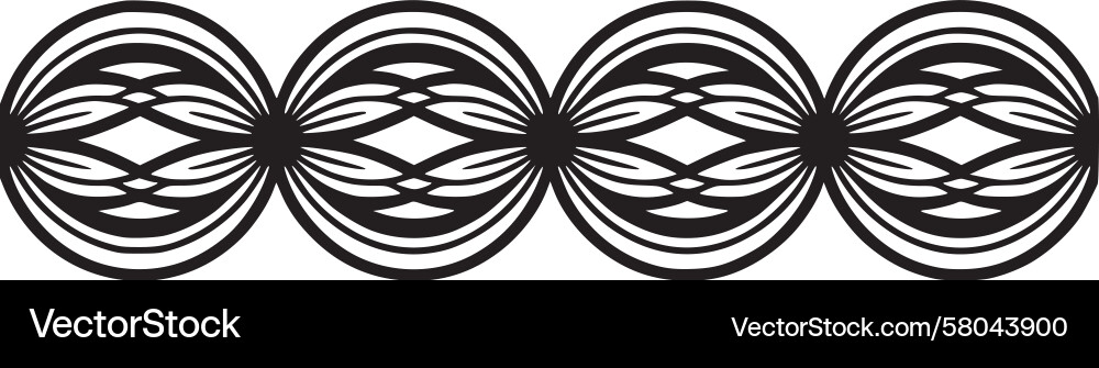 Intricate Circular Pattern Vector Image