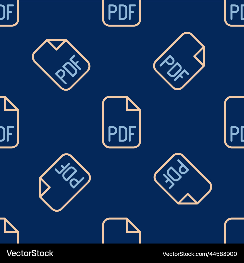 Line pdf file document download button icon Line pdf file document download button icon vector image