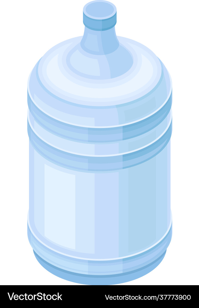 Water poured in plastic bottles for storage Water poured in plastic bottles for storage vector image
