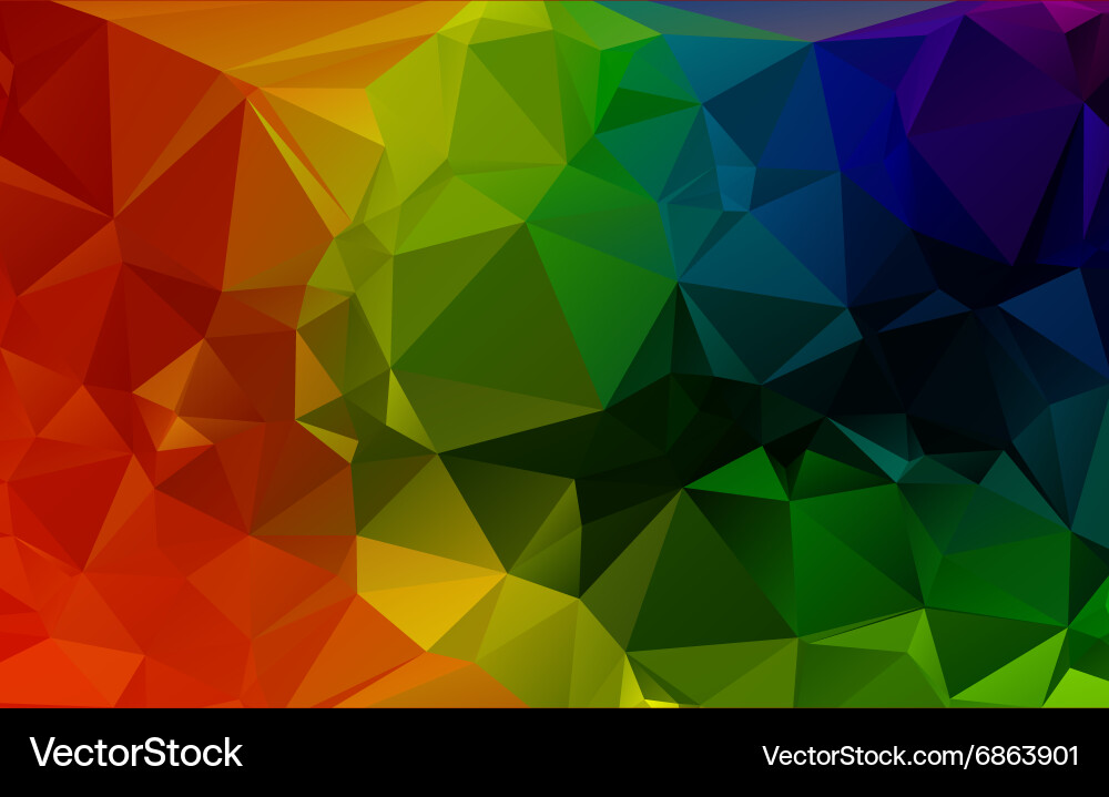 Dynamic Geometric Polygon Background vector image