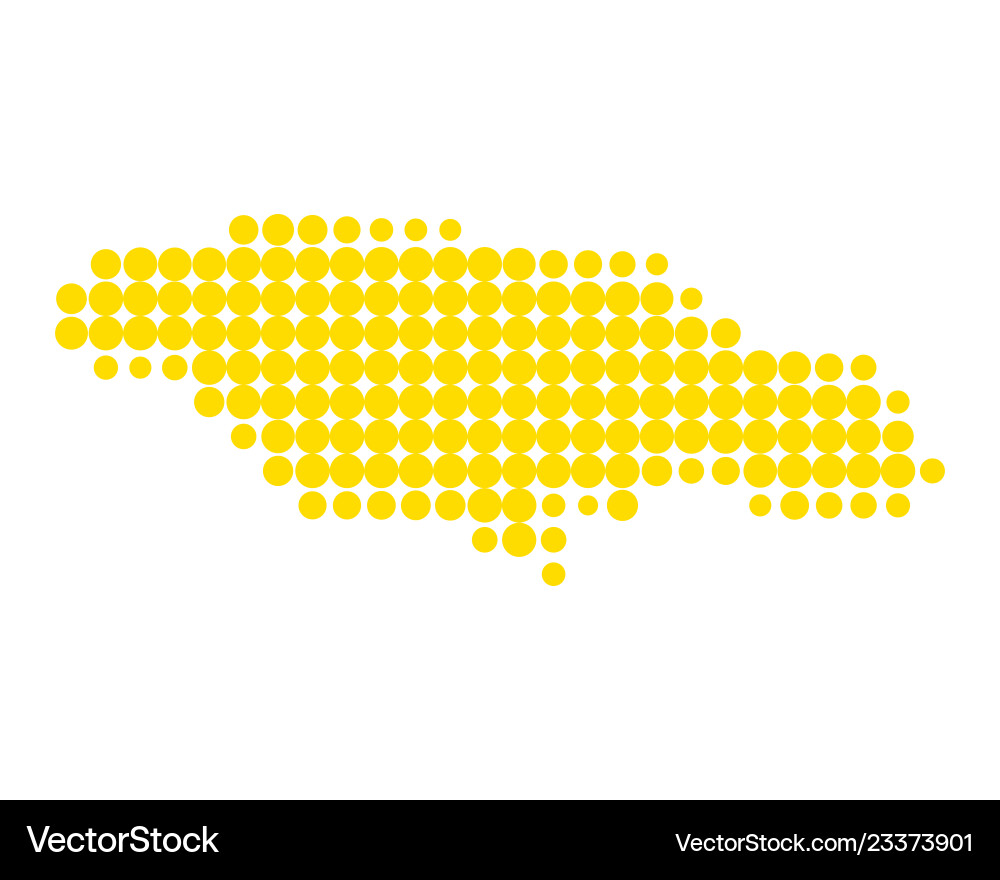 Map Of Jamaica Royalty Free Vector Image Vectorstock