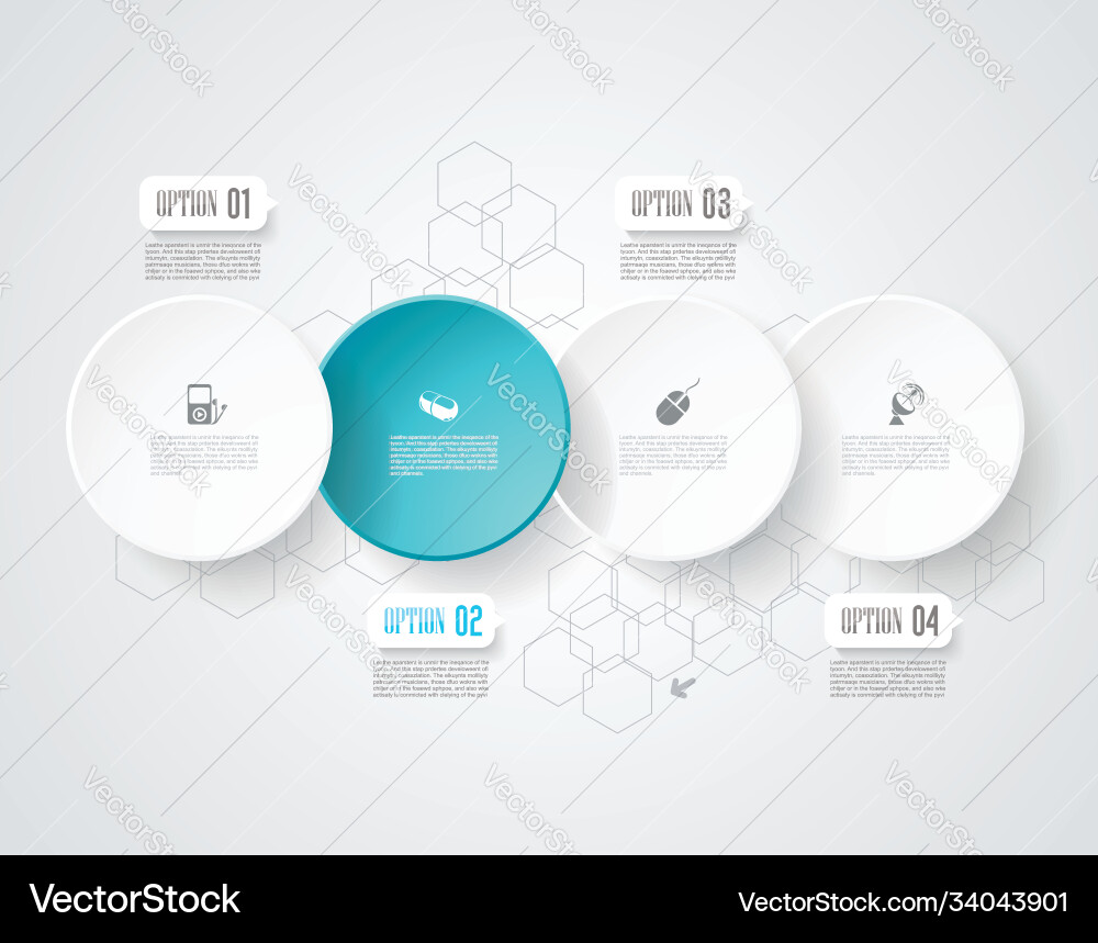 Minimal timeline or option line design Minimal timeline or option line design vector image