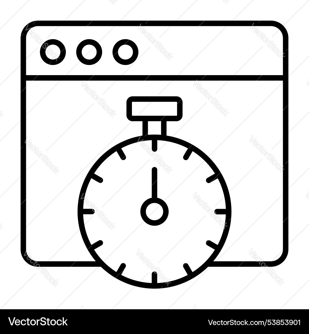 Web optimization icon modern Vector Image
