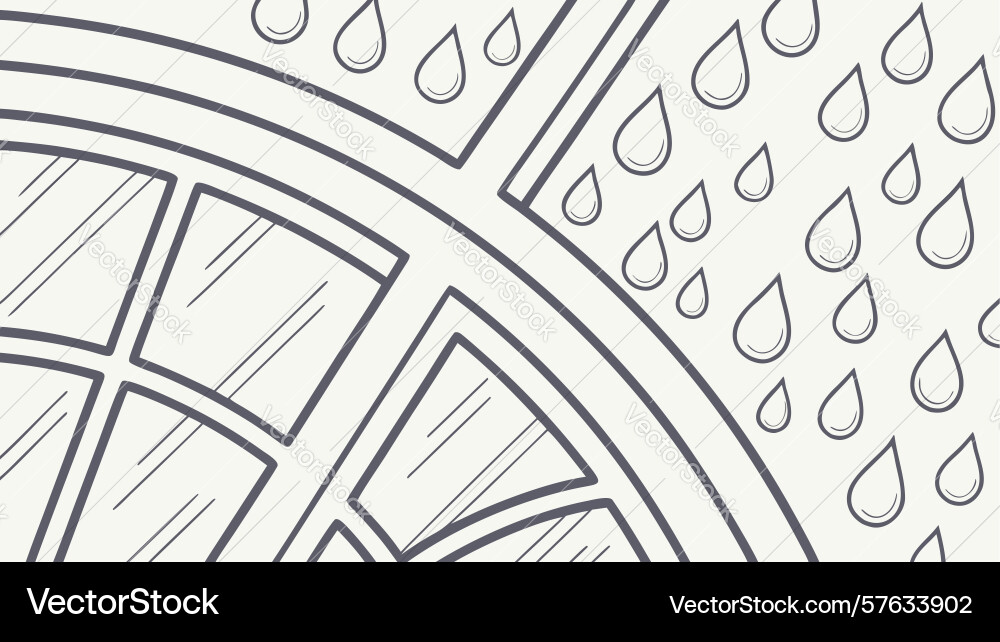 Abstract geometric architectural pattern design Vector Image