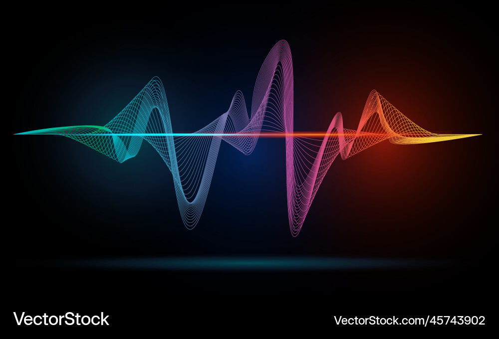 Abstract wave line background with beautiful Abstract wave line background with beautiful vector image