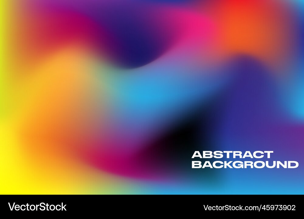 Multicolor gradient abstract background vector image