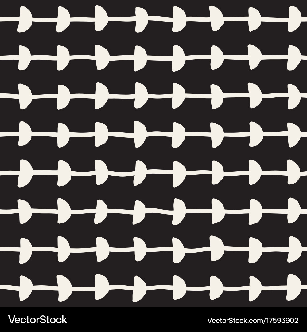 Seamless pattern with hand drawn lines abstract vector image